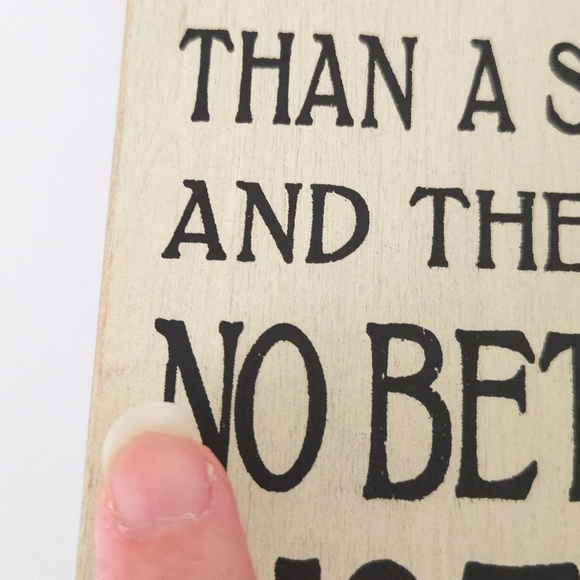Sister Is Best Friend Ivory & Gray Wood Tabletop Box Sign / Gift - Picture 4 of 5